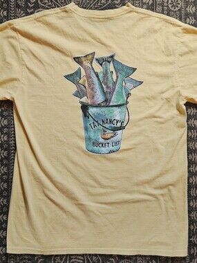 Fat Nancy's Salmon Fish Graphic Tee